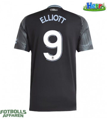 Aston Villa Harvey Elliott #9 Bortatröja 2025-26 Kortärmad